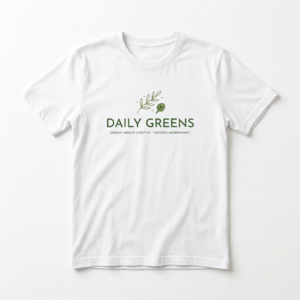 Daily Greens T-Shirt – actual product photo