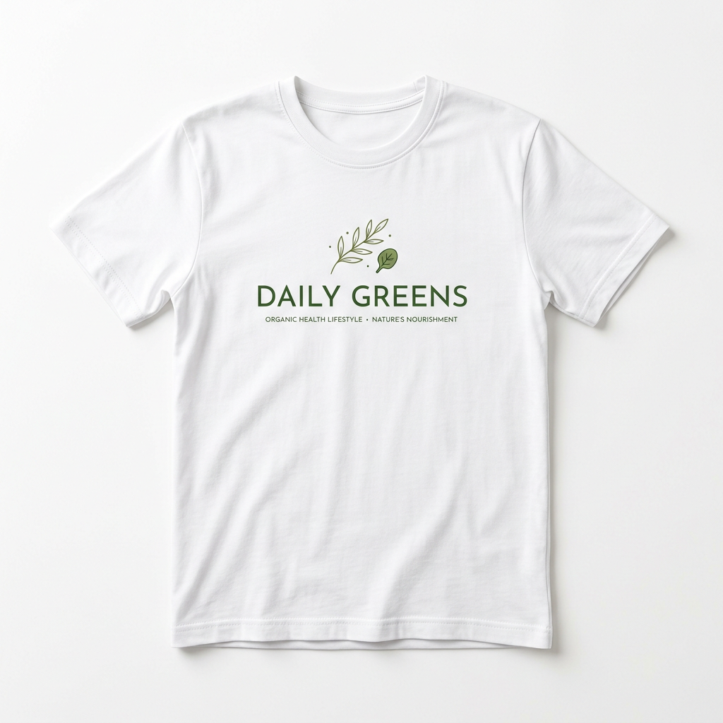 Daily Greens T-Shirt – actual product photo