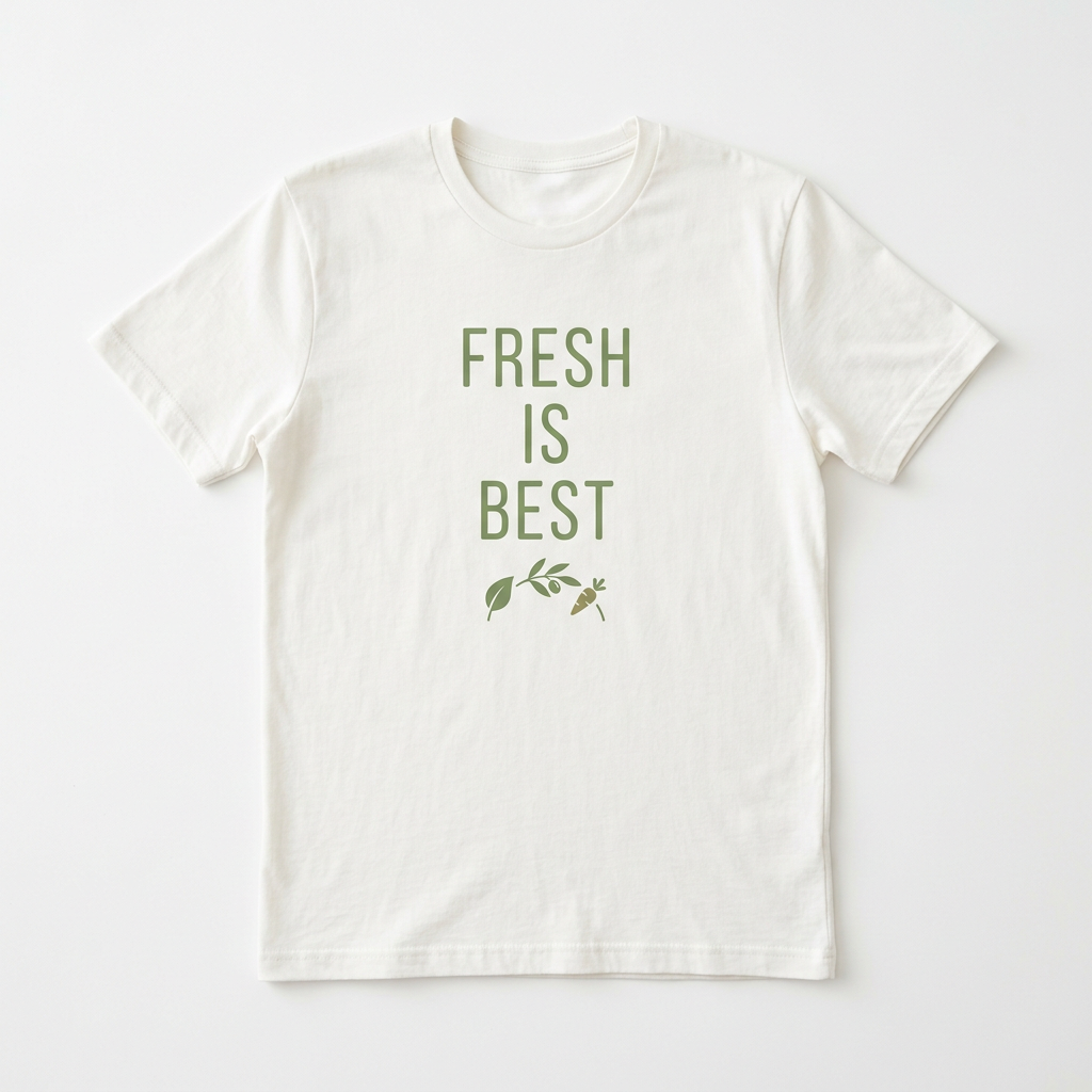 Fresh is Best T-Shirt – actual product photo