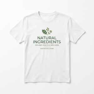 Natural Ingredients T-Shirt – actual product photo