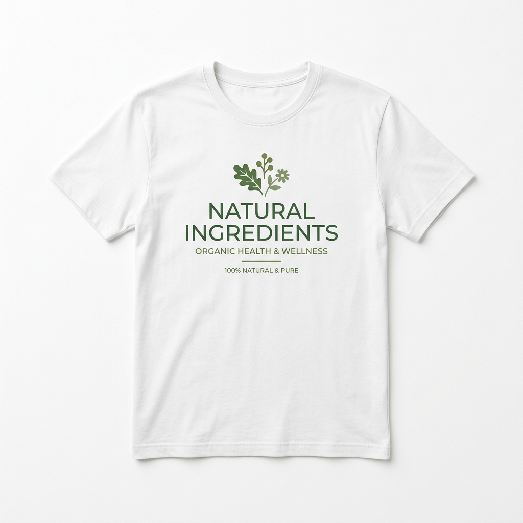 Natural Ingredients T-Shirt – actual product photo